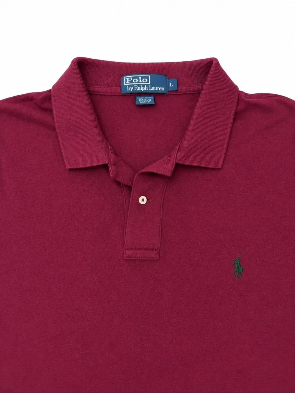 Polo by Ralph Lauren Men’s Maroon Short-Sleeve Polo